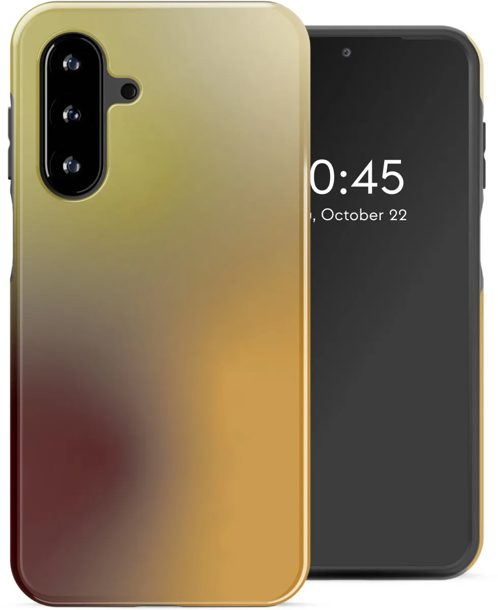 Selencia Hoesje Samsung Galaxy A17 Gradient Olive Dust