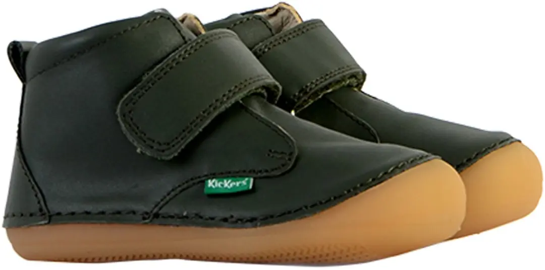 Scratch-sportschoenen van leer voor kinderen