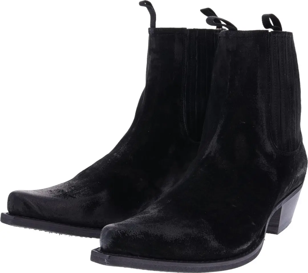FB Fashion Boots BU1008 western kuitlaars suede zwart