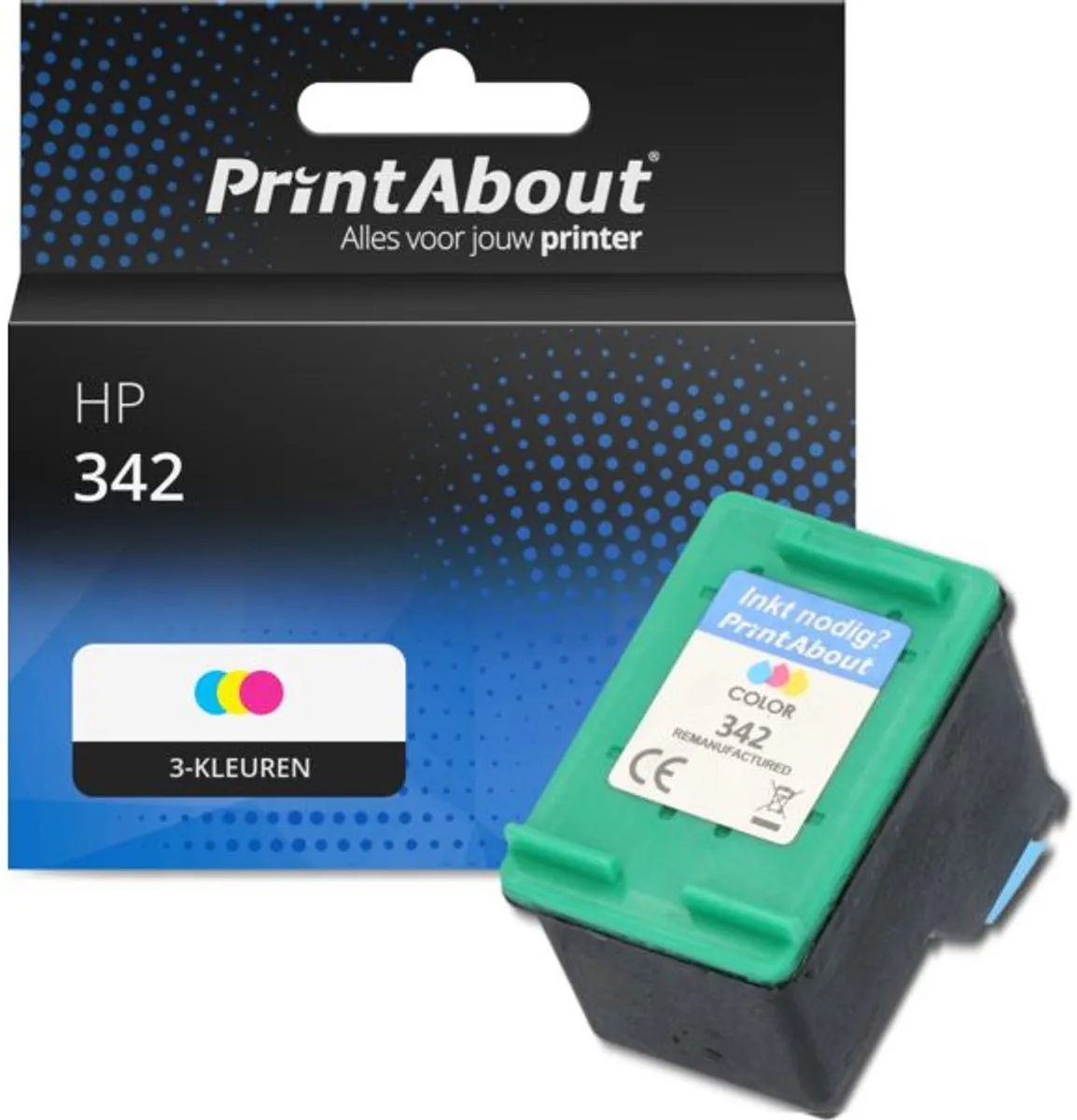 PrintAbout HP 342 C9361EE Inktcartridge 3-kleuren