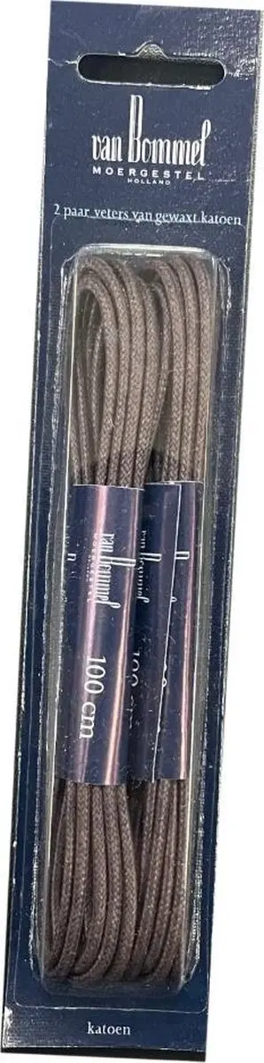 Originele Van Bommel veters Donkerbruin 100cm