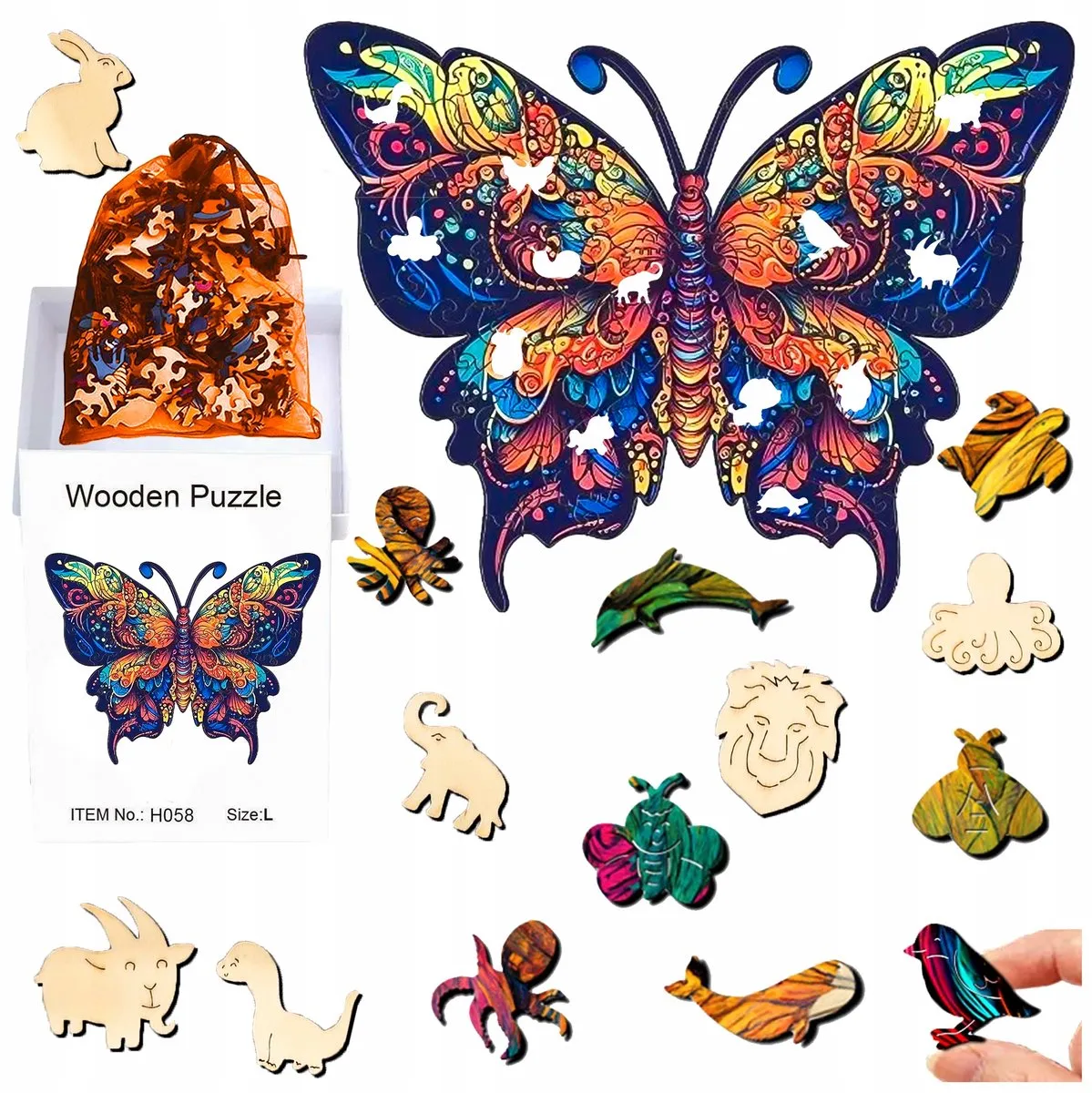 Pixel Houten Puzzel 164 Stuks