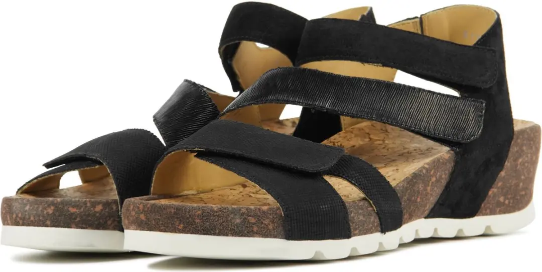 Durea 7405 025 Sandalen - Maat 39 - Zwart