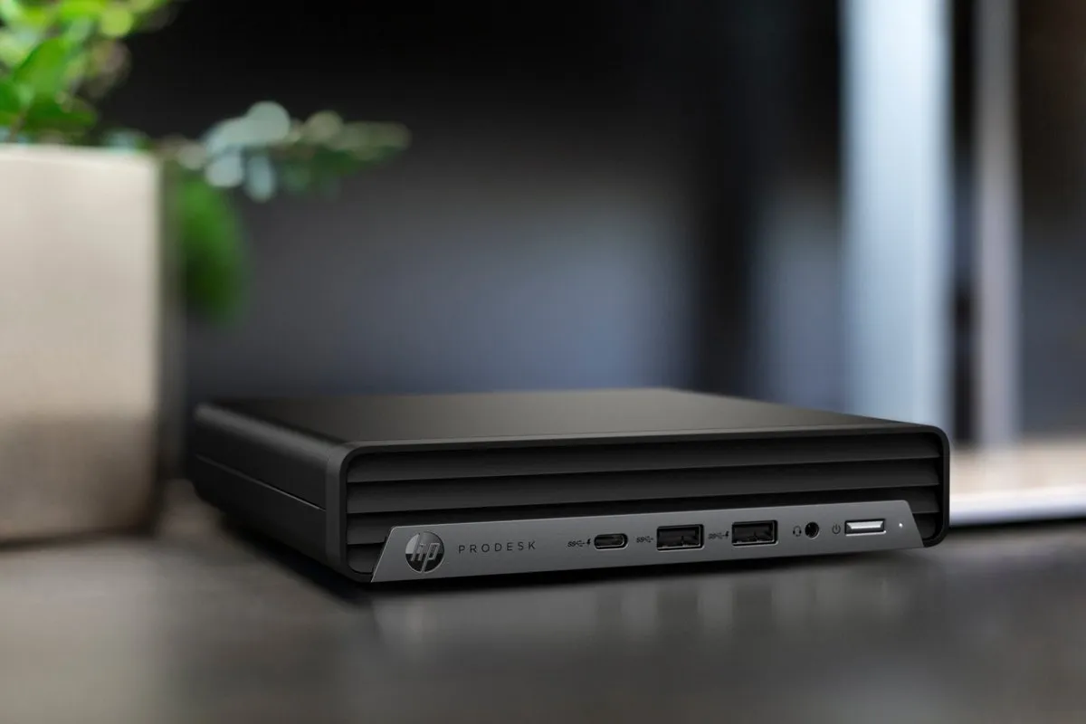 HP ProDesk 400 G6 Mini PC - i3-10100T 8GB 256GB SSD Zwart