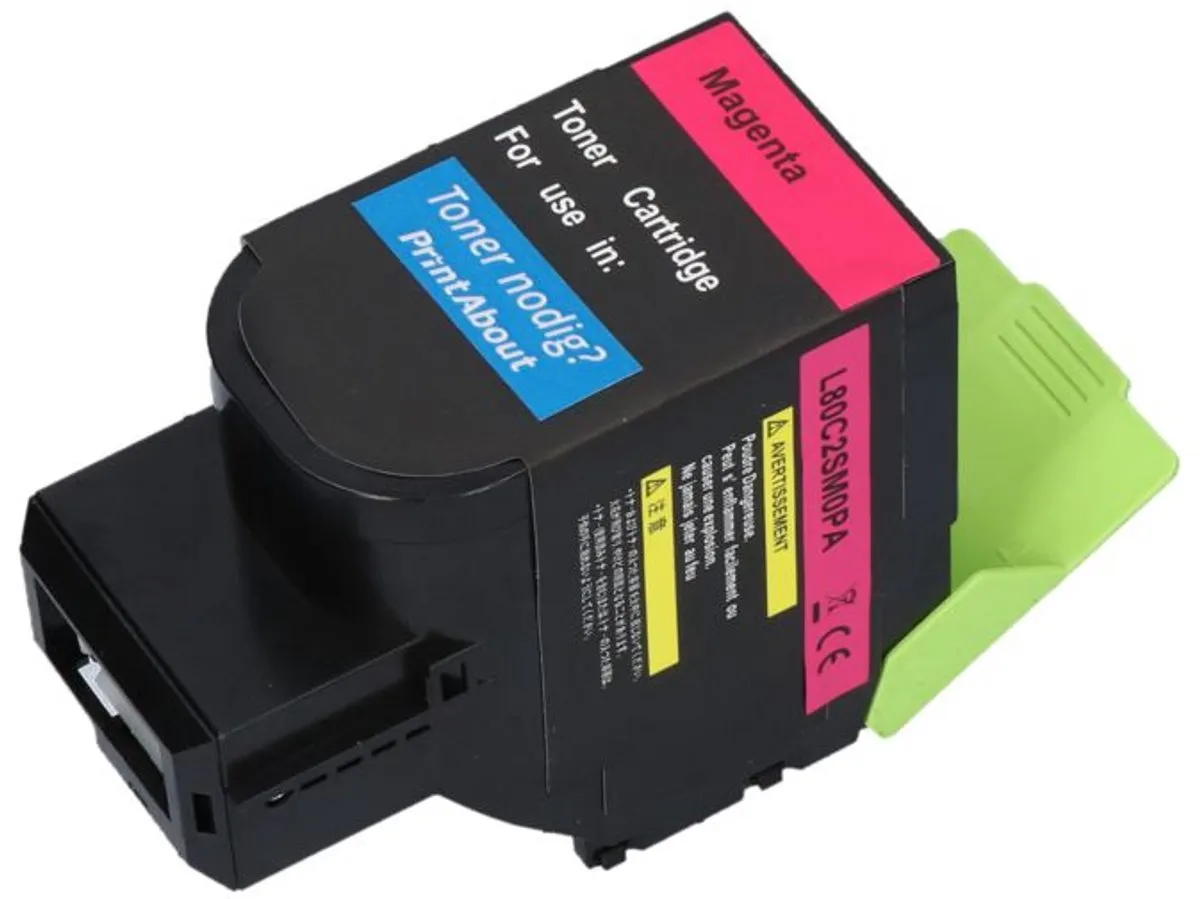 PrintAbout Lexmark 80C2SM0-PA Toner Magenta - 2.200 pagina's