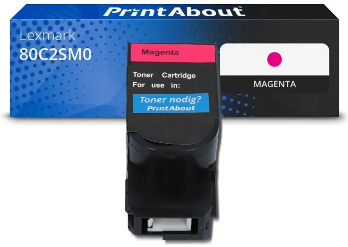 PrintAbout Lexmark 80C2SM0-PA Toner Magenta