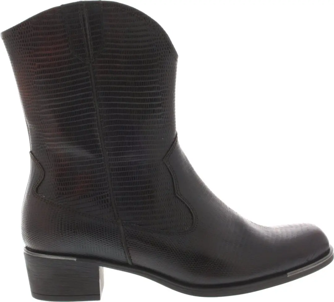 Durea 9753 Dames Enkellaars - Cognac - Maat 38.5