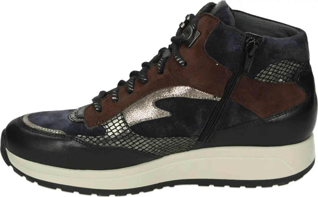 Durea 9842 K Hoge Sneakers - Zwart