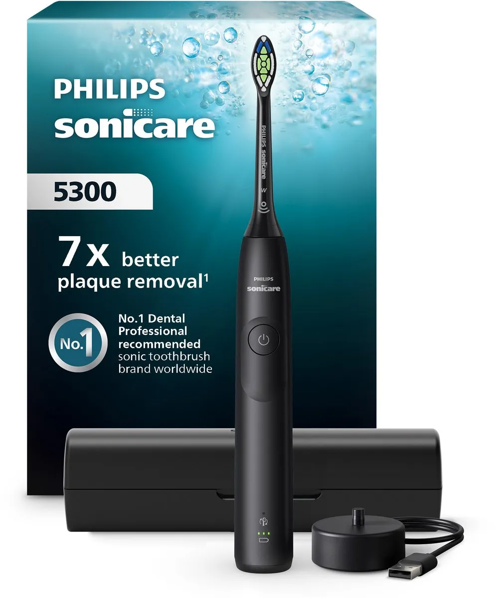 Philips Sonicare 5300 HX7101/02 Elektrische Tandenborstel - Zwart