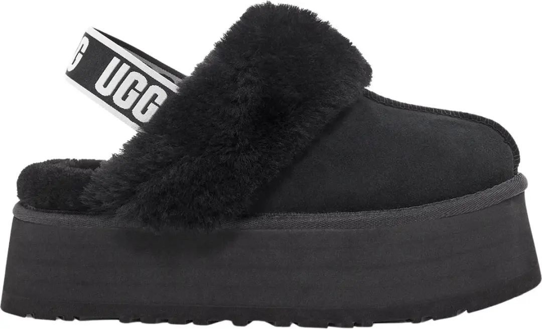UGG Sloffen Vrouwen - Maat 40 - Zwart/Wit