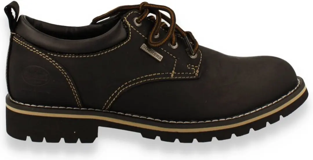 Dockers by Gerli heren leren lage schoenen zwart