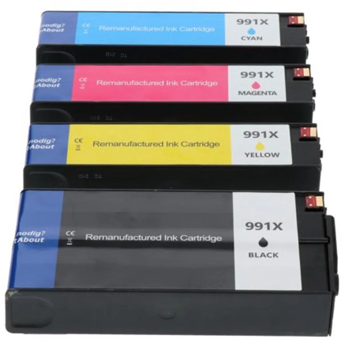 PrintAbout Huismerk HP 991X Inktcartridge 4-kleuren XL - 74.800 pagina's