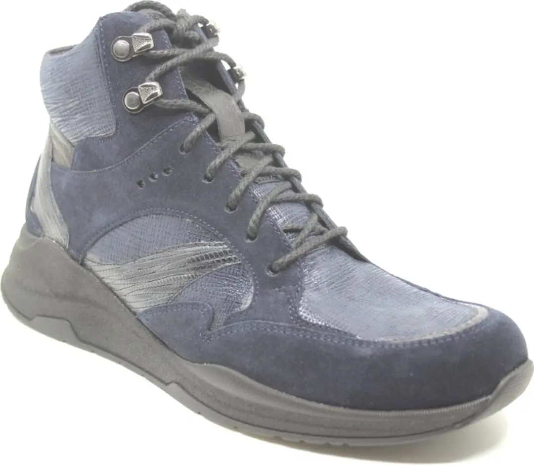 Durea 9755 Blauwe Halfhoge Sneakers
