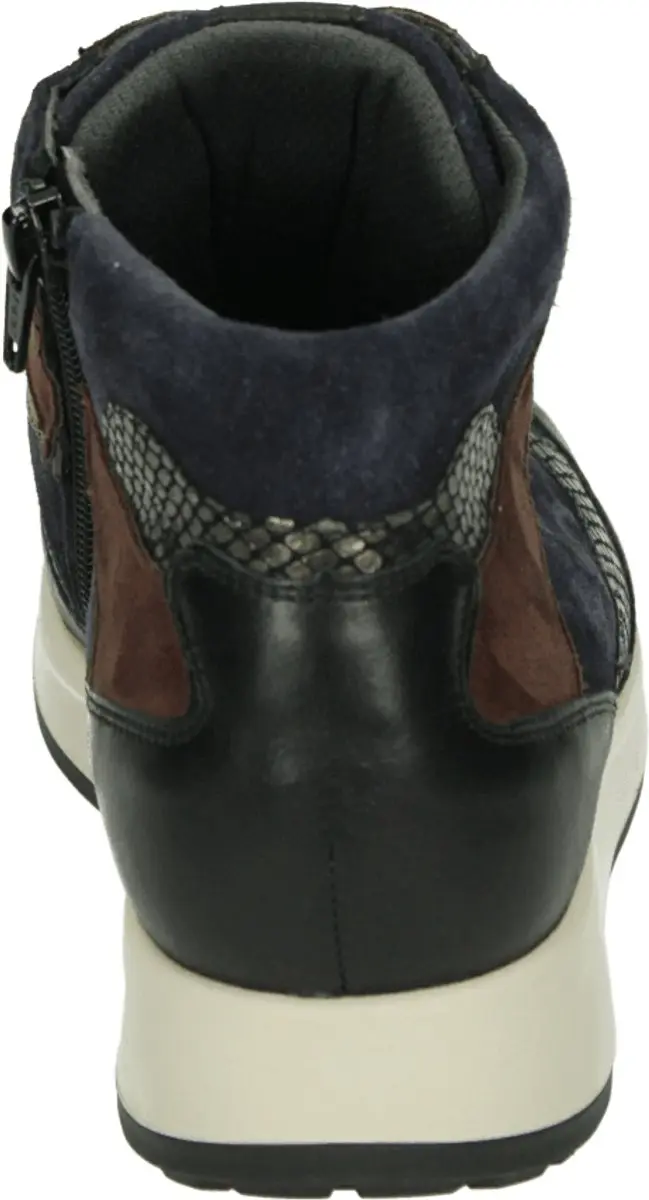 Durea 9842 K Hoge Sneakers - Zwart