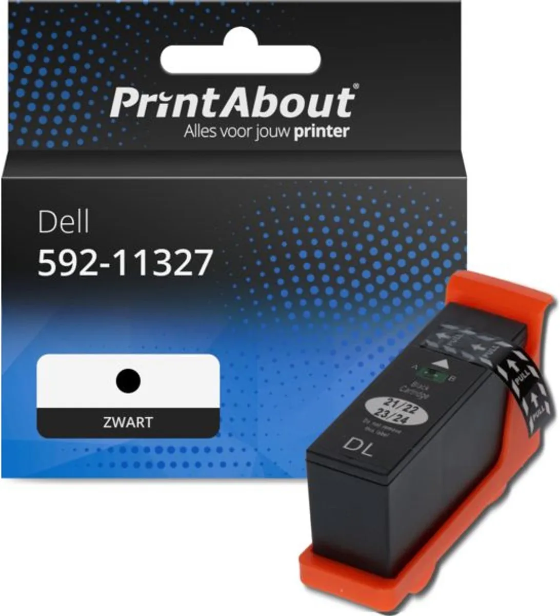 PrintAbout Dell 592-11327 Inktcartridge Zwart