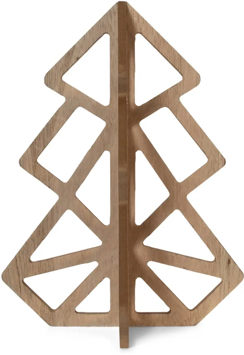 3D Houten kerstboom 20 cm