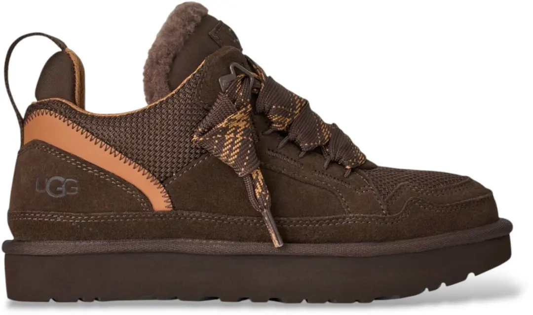 UGG Leren sneakers Lowmel donkerbruin