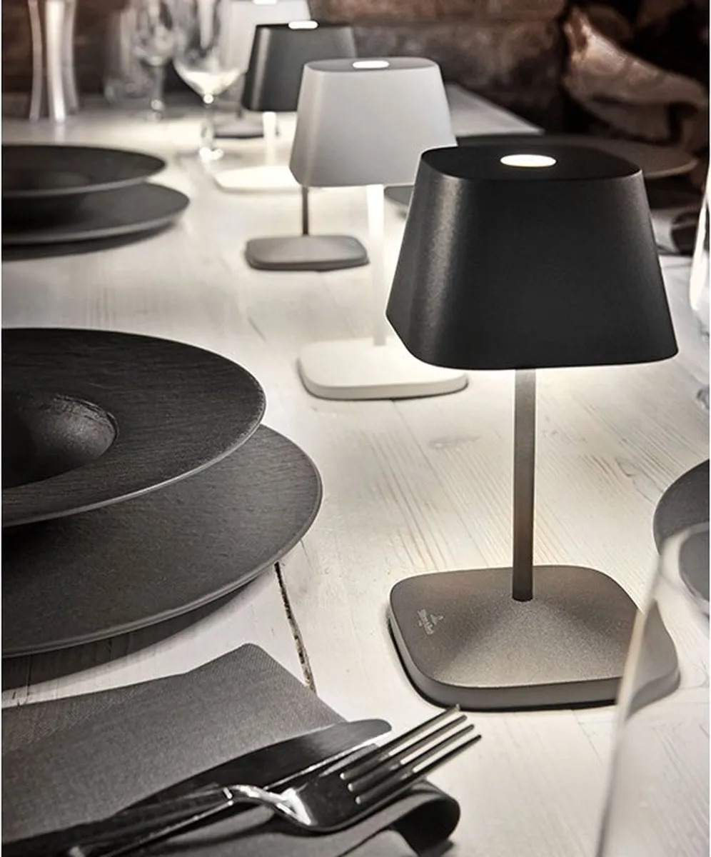 Villeroy & Boch Neaples 2.0 LED Tafellamp - Zwart - afbeelding 3 van 6