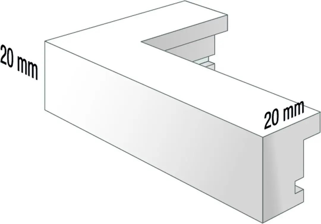 Henzo Fotolijst 20x20cm Donkergrijs - afbeelding 4 van 5