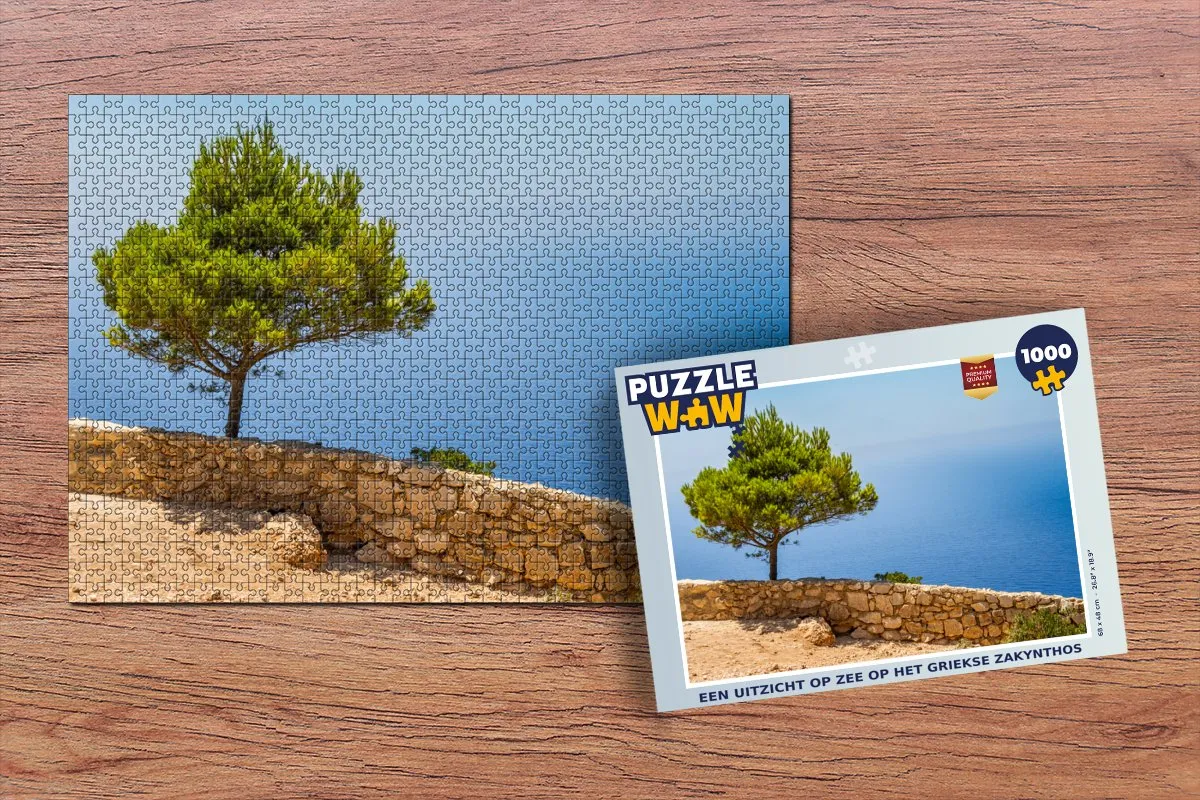 PuzzleWow Legpuzzel Zakynthos - 1000 Stuks - Multicolor