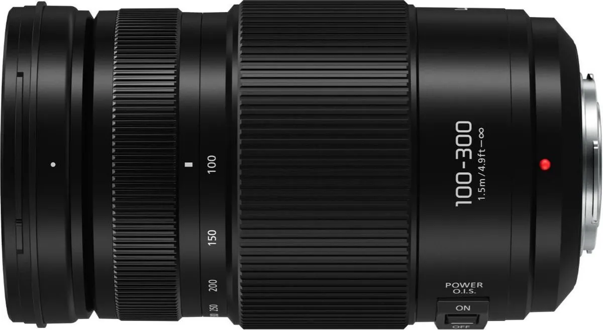Panasonic Lumix G Vario 100-300mm f/4.0-5.6 II - Zwart