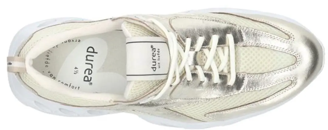 Durea 6309 Sneaker FlowMotion - Platino - Maat 6