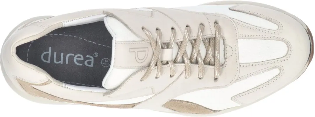 Durea 6316 Dames Sneakers - Beige Combi