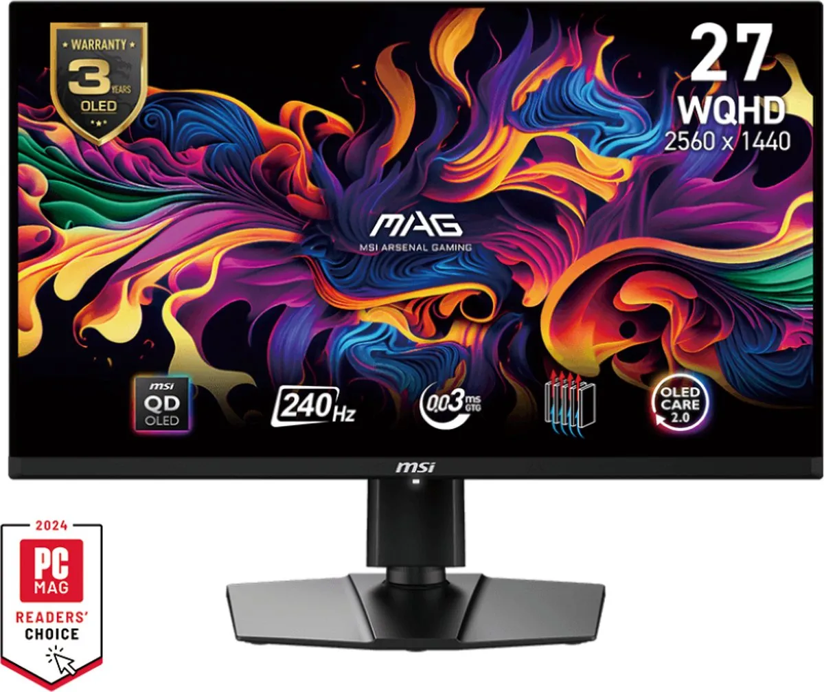 MSI MAG 271QPX QD-OLED Gaming Monitor 27"