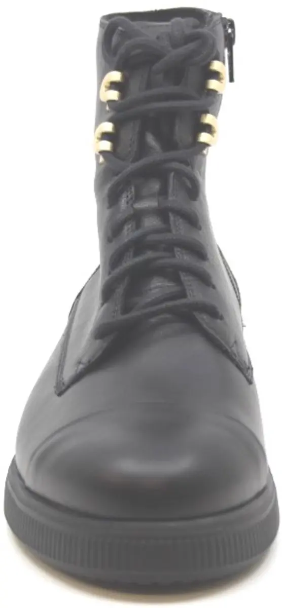 Durea 9837 Dames Veterboots - Zwart