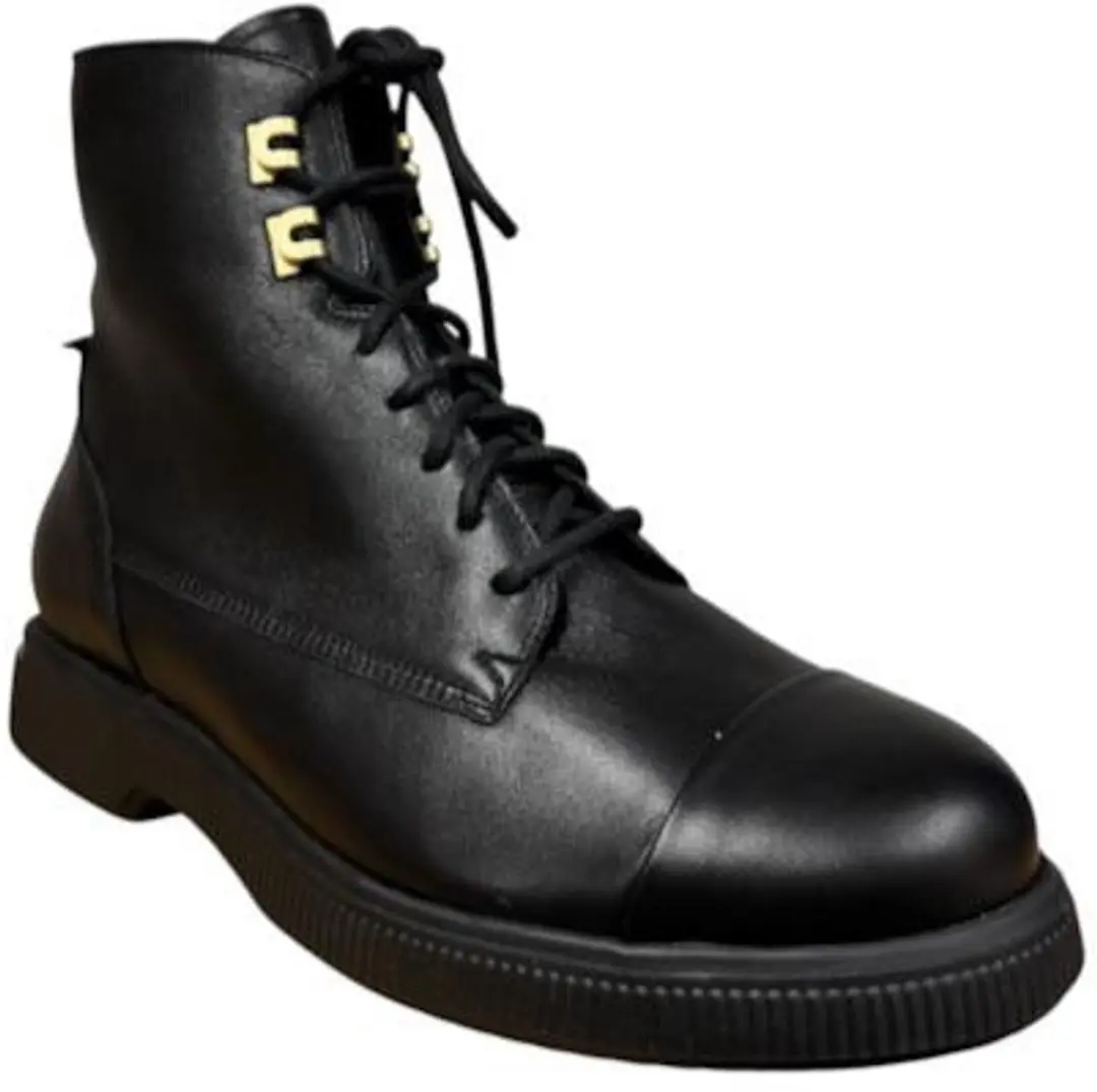 Durea 9837 Dames Veterboots - Zwart