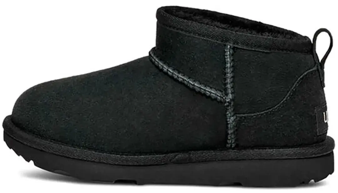 UGG Kids' Classic Ultra Mini Laarzen - Zwart - Maat 32,5