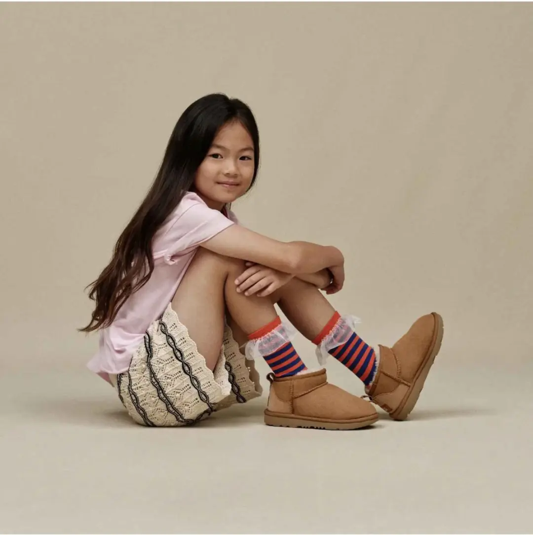 UGG Kids' Classic Ultra Mini Laarzen - Cognac Maat 35