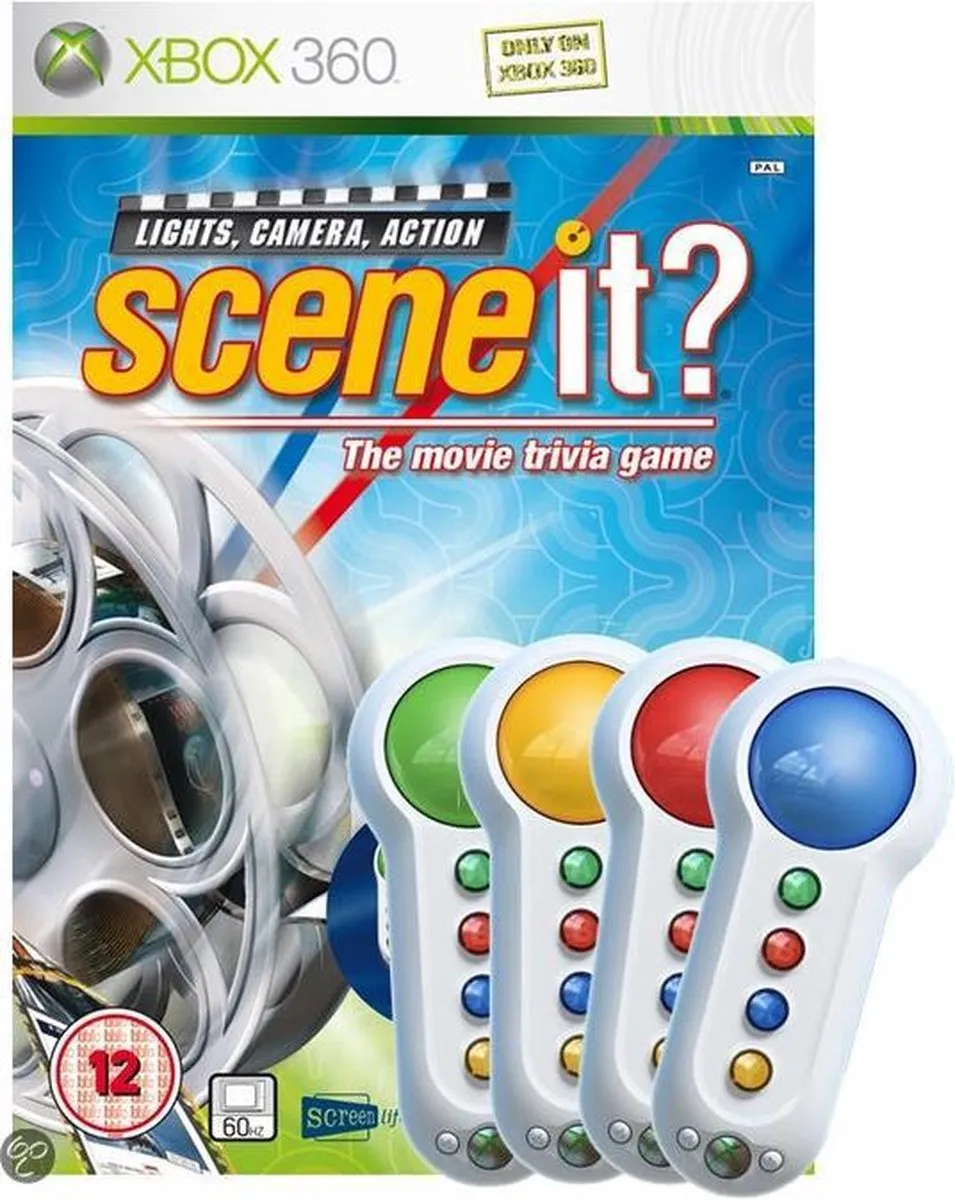Xbox Scene It Lights Camera Action - 4 Spelers