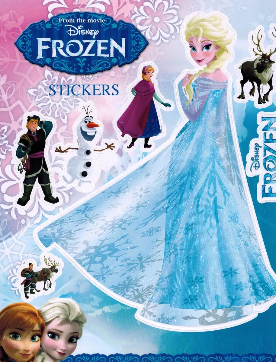 Disney Frozen Herbruikbare Raamstikkers Anna Elsa Hans Olaf
