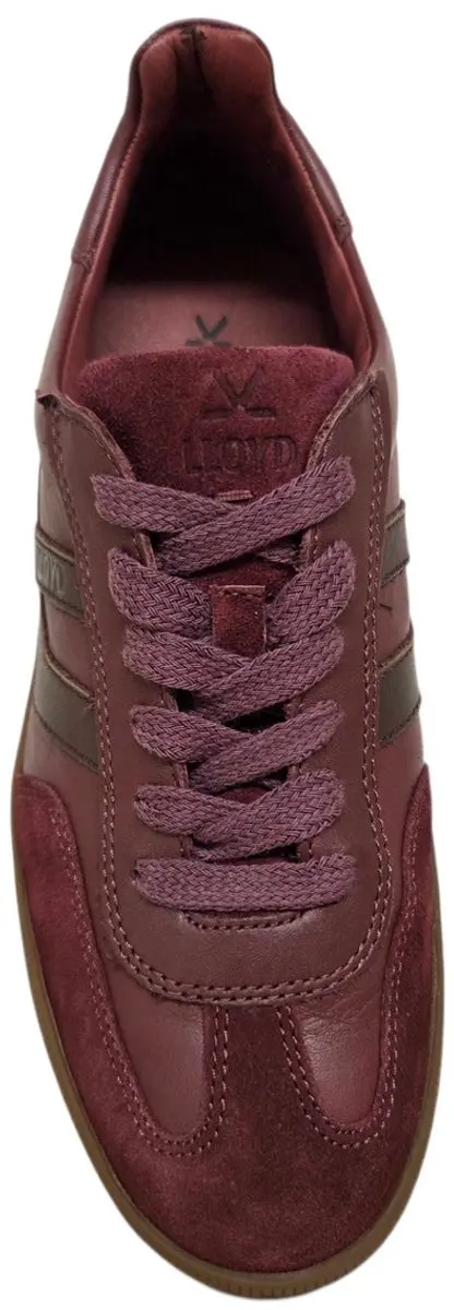Lloyd Brava Dark Cherry Cigar Sneakers - Aubergine - 42