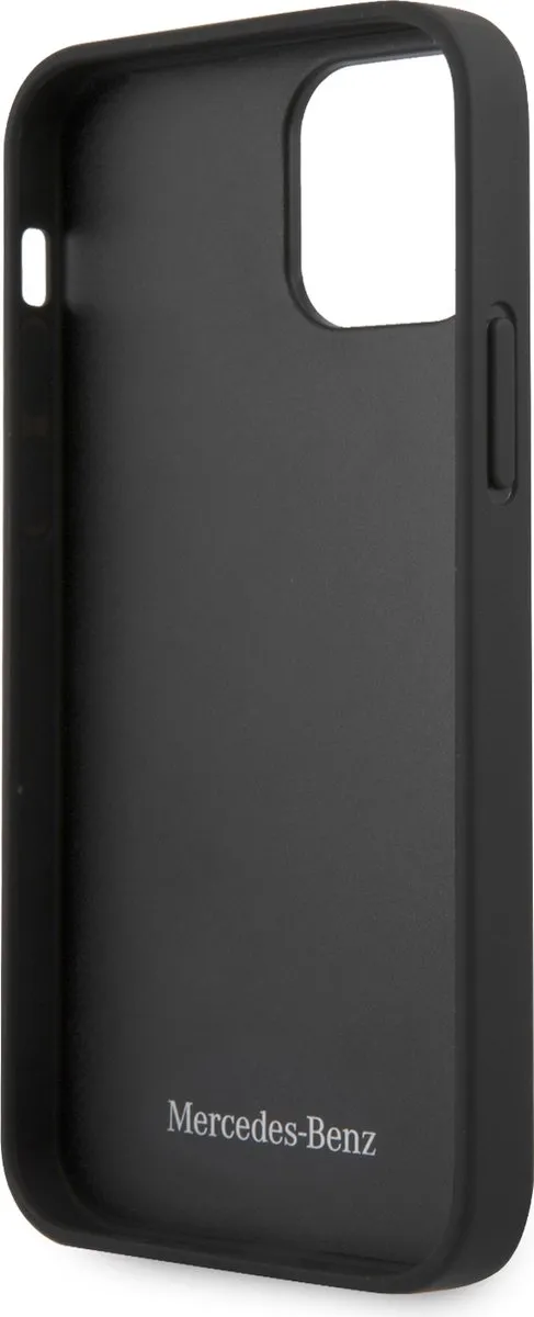Mercedes-Benz Backcase Hoesje iPhone 12 Pro Max - Effen Zwart - afbeelding 6 van 6