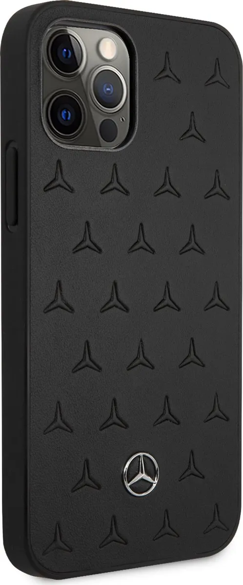 Mercedes-Benz Backcase Hoesje iPhone 12 Pro Max - Effen Zwart