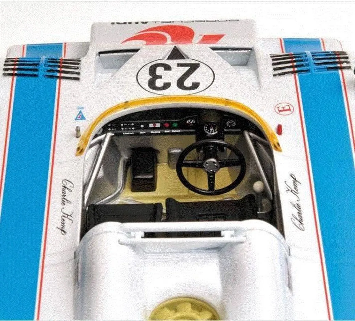 Porsche 917/10 Rinzler Motoracing #23 Minichamps 1:18 - Wit/Blauw