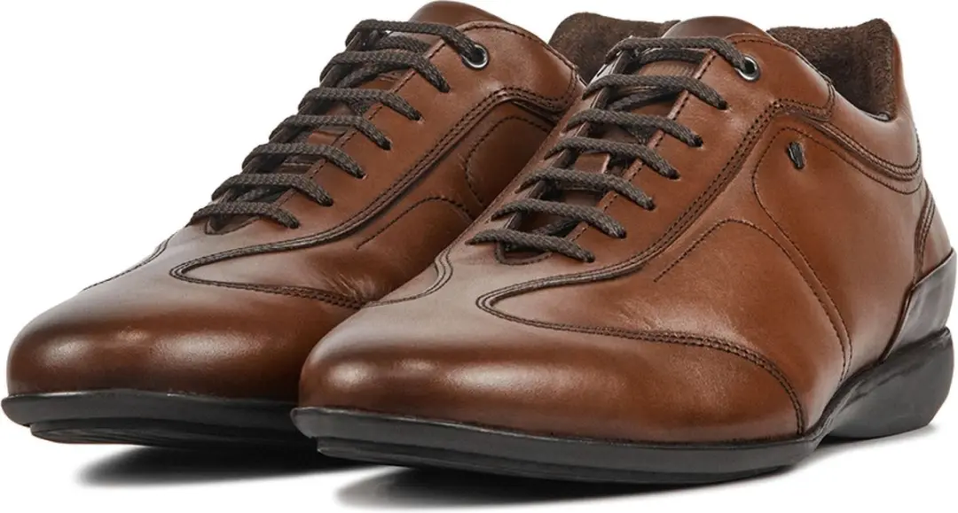 Van Bommel Sneakers Heren SBM-10016 - Cognac - Maat 42.5