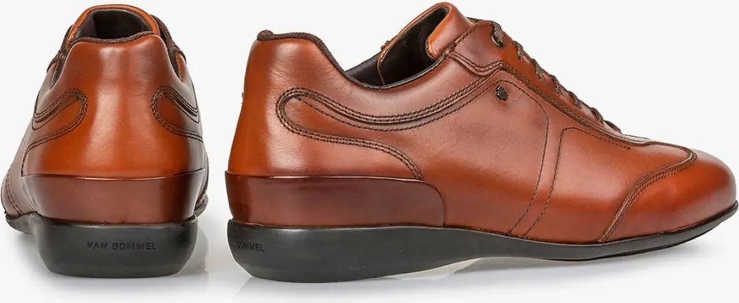 Van Bommel Sneakers Heren SBM-10016 - Cognac - Maat 42.5