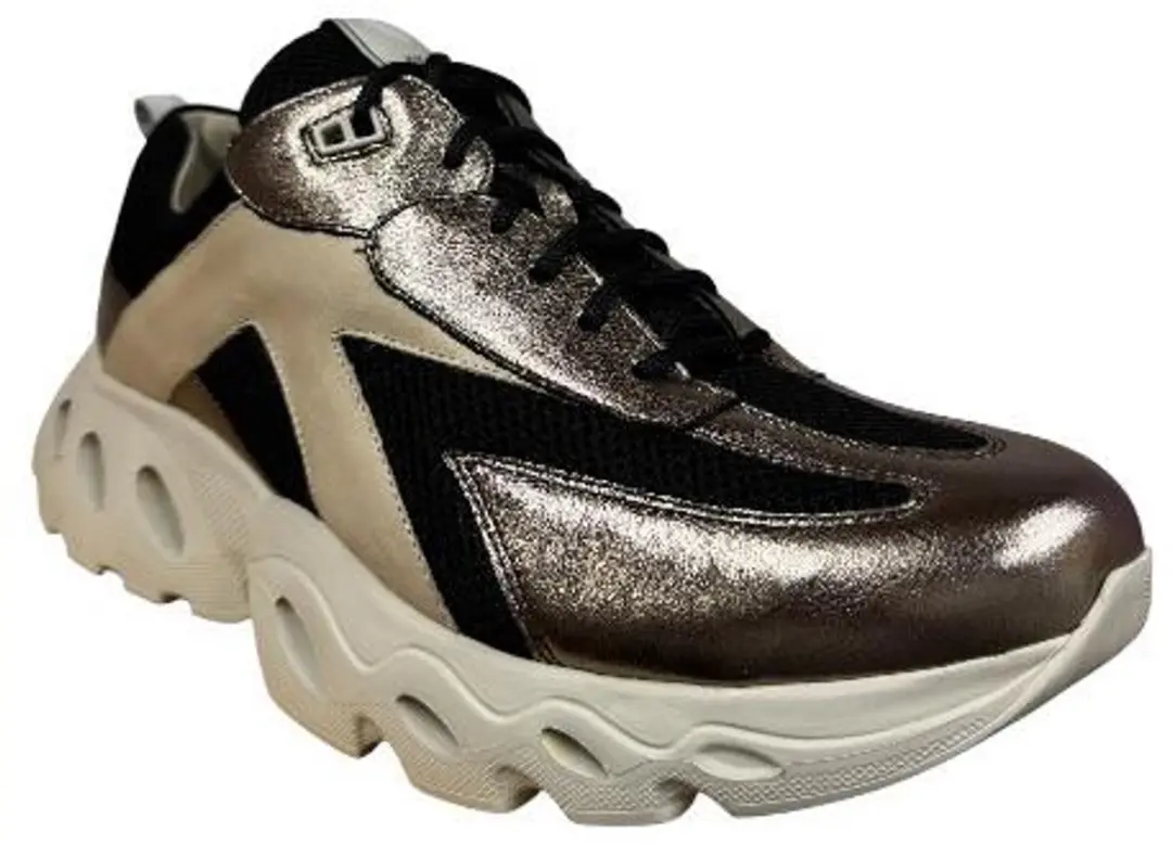 Durea 6309.608.1780-K Dames Sneakers - Leer Combi - 42 Metallic
