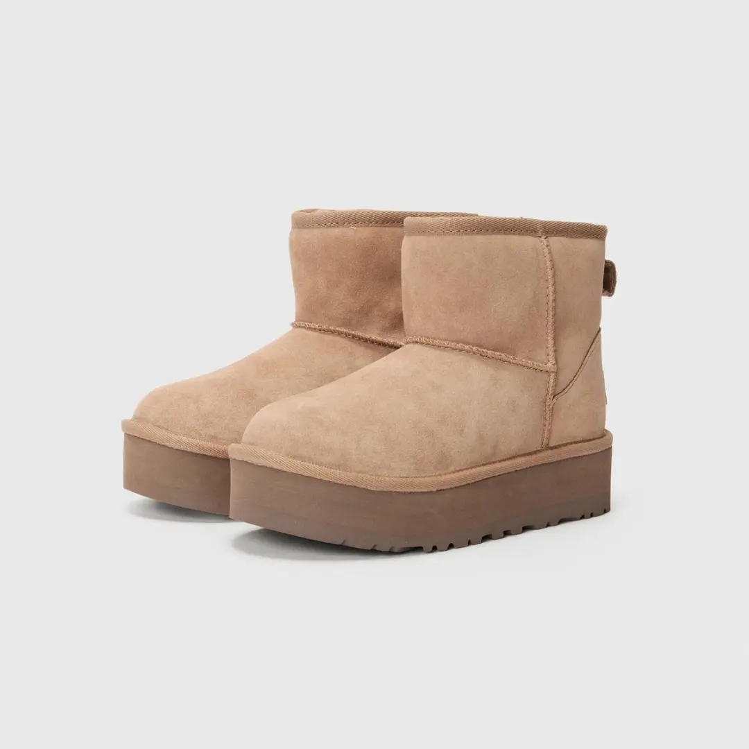 UGG Classic Mini Platform Boot Rocky Oak - Maat 35