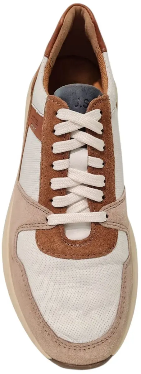 Josef Seibel Cameron 10 Heren Sneakers - Wit Bruin - 44