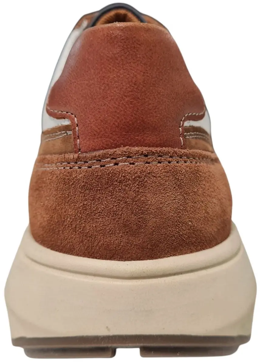 Josef Seibel Cameron 10 Heren Sneakers - Wit Bruin - 44