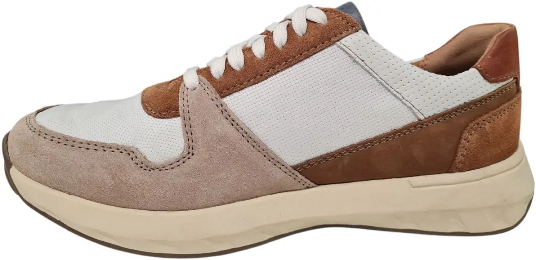 Josef Seibel Cameron 10 Heren Sneakers - Wit Bruin - 44