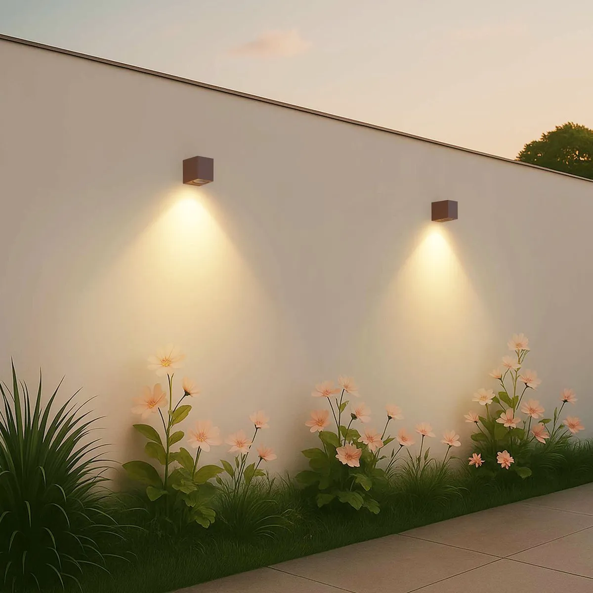 Ledvion Wandlamp San Diego Buiten - Roest - GU10