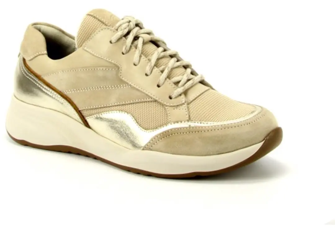 Durea 6308-605-1589 Dames Sneakers - Taupe Maat 38.5