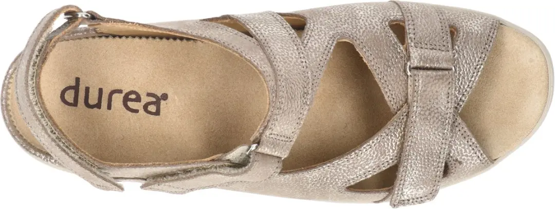 Durea 7419 Dames Sandalen - Maat 38 Taupe