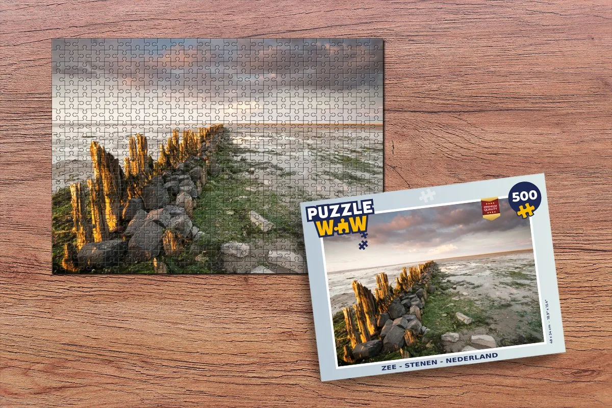 PuzzleWow Zee Legpuzzel 500 Stuks - Multicolor