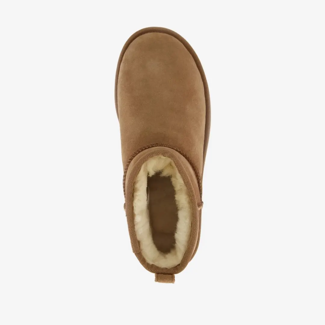 UGG W Classic Ultra Mini Dames Laarzen - 40 - Chestnut